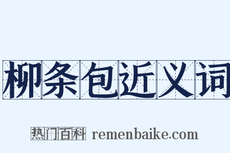 柳条包近义词是什么意思的图片